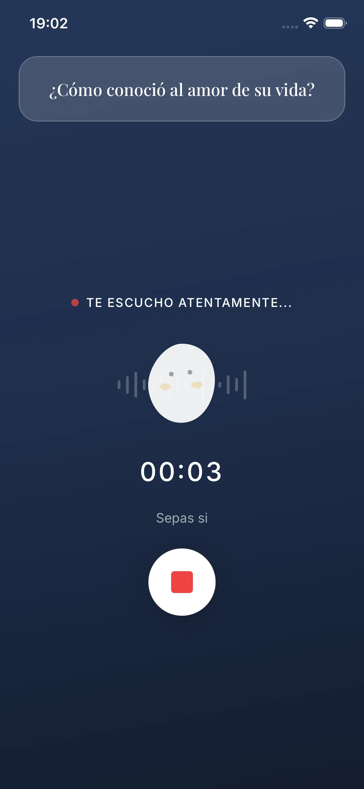 Raconteo mobile app - enregistrement vocal